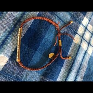 Henri Bendel Crystal Macrame Bracelet